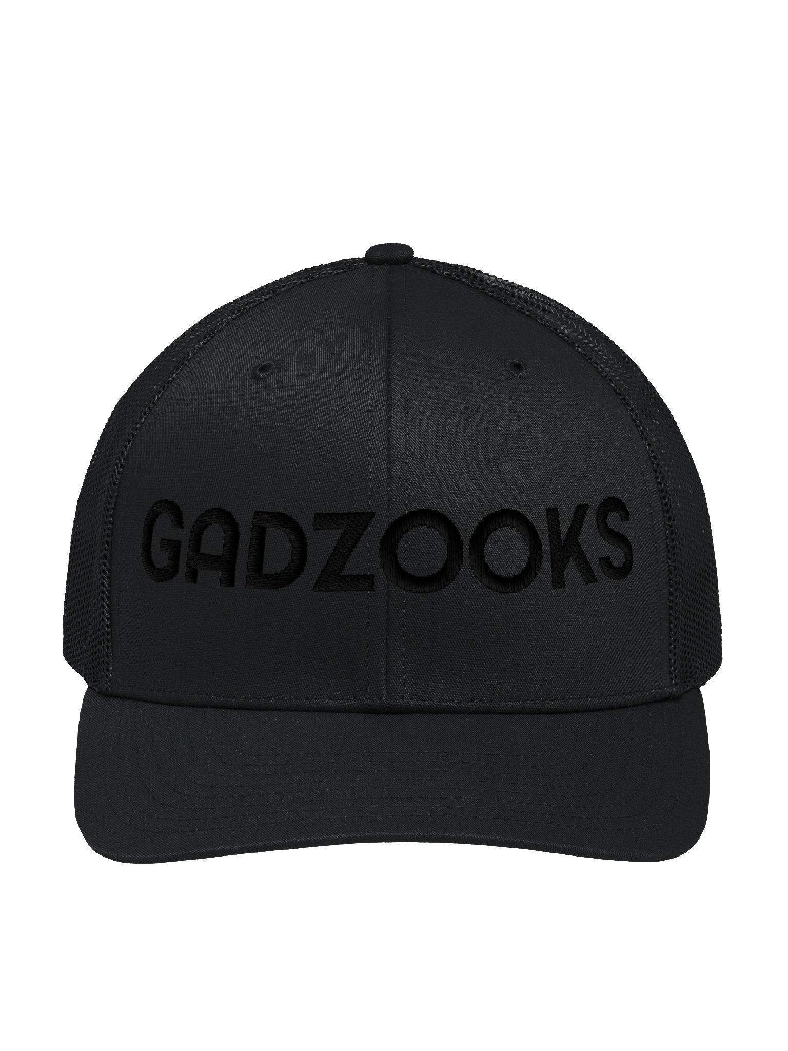 Gadzooks Logo Embroidery Blackout Richardson Trucker Hat product image (1)