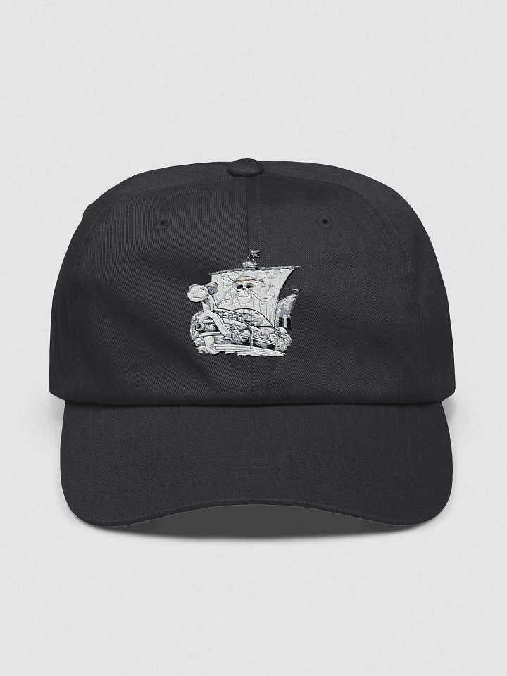 Lamb Skull Pirate Ship Dad Hat product image (1)