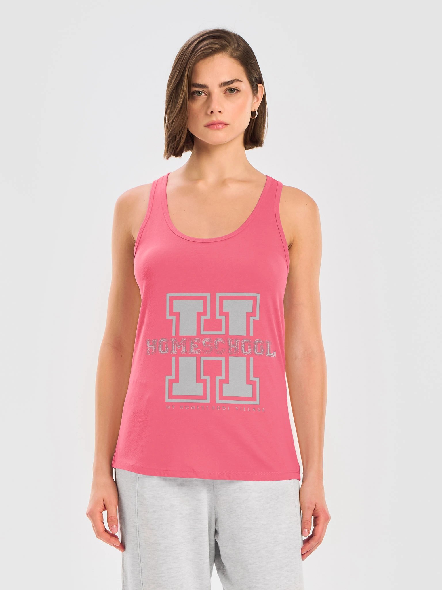 The Homeschool Varsity Racerback Tank product image (3)