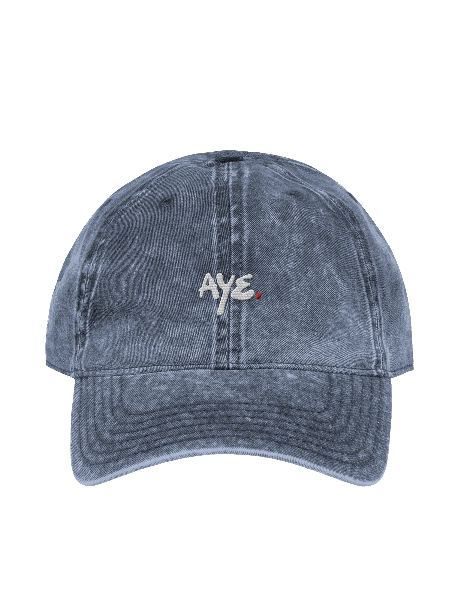 The "Aye" Washed Out Dad Cap product image (2)