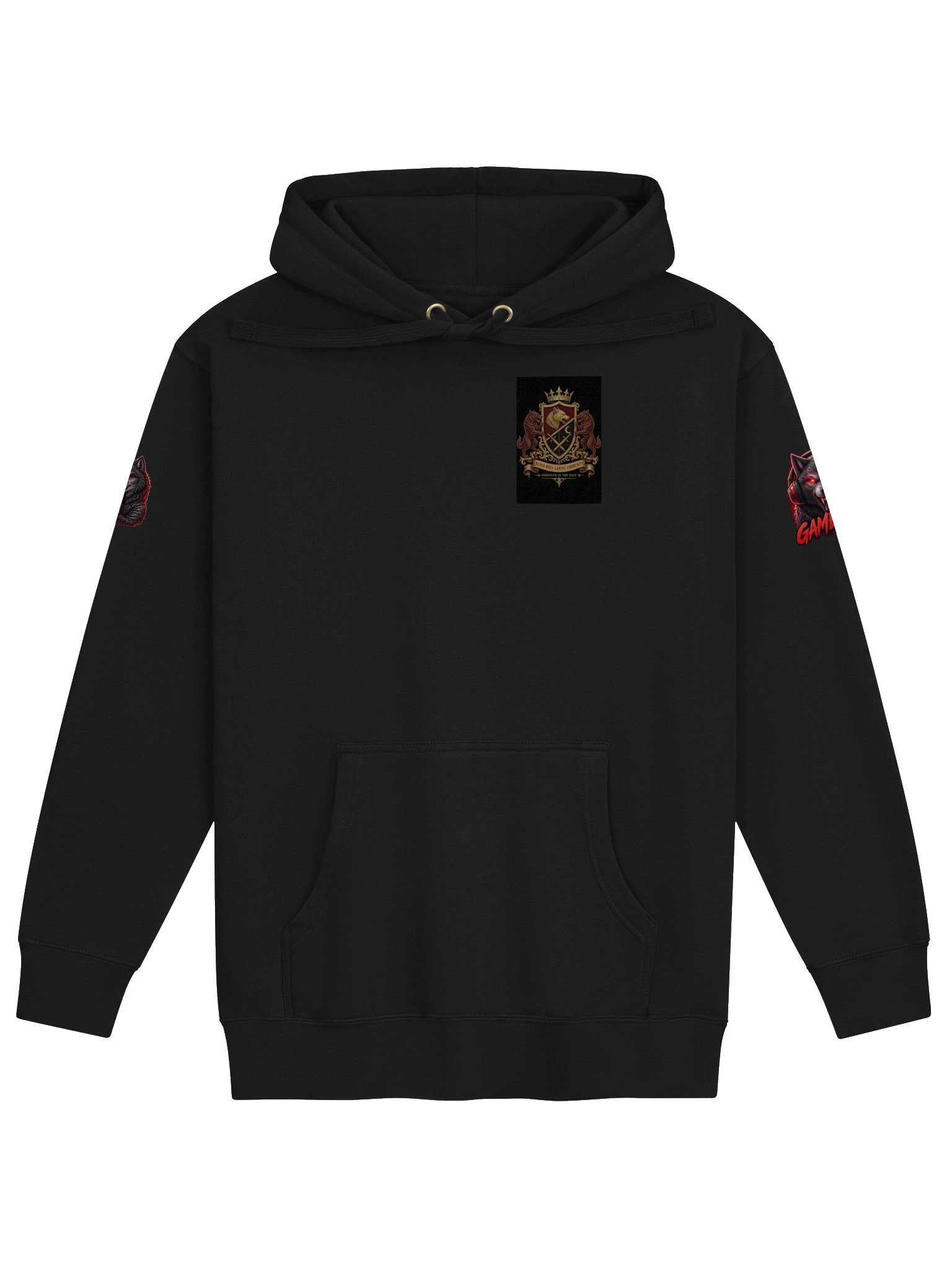 Blood Wolf Gaming Crest Hoodie product image (3)