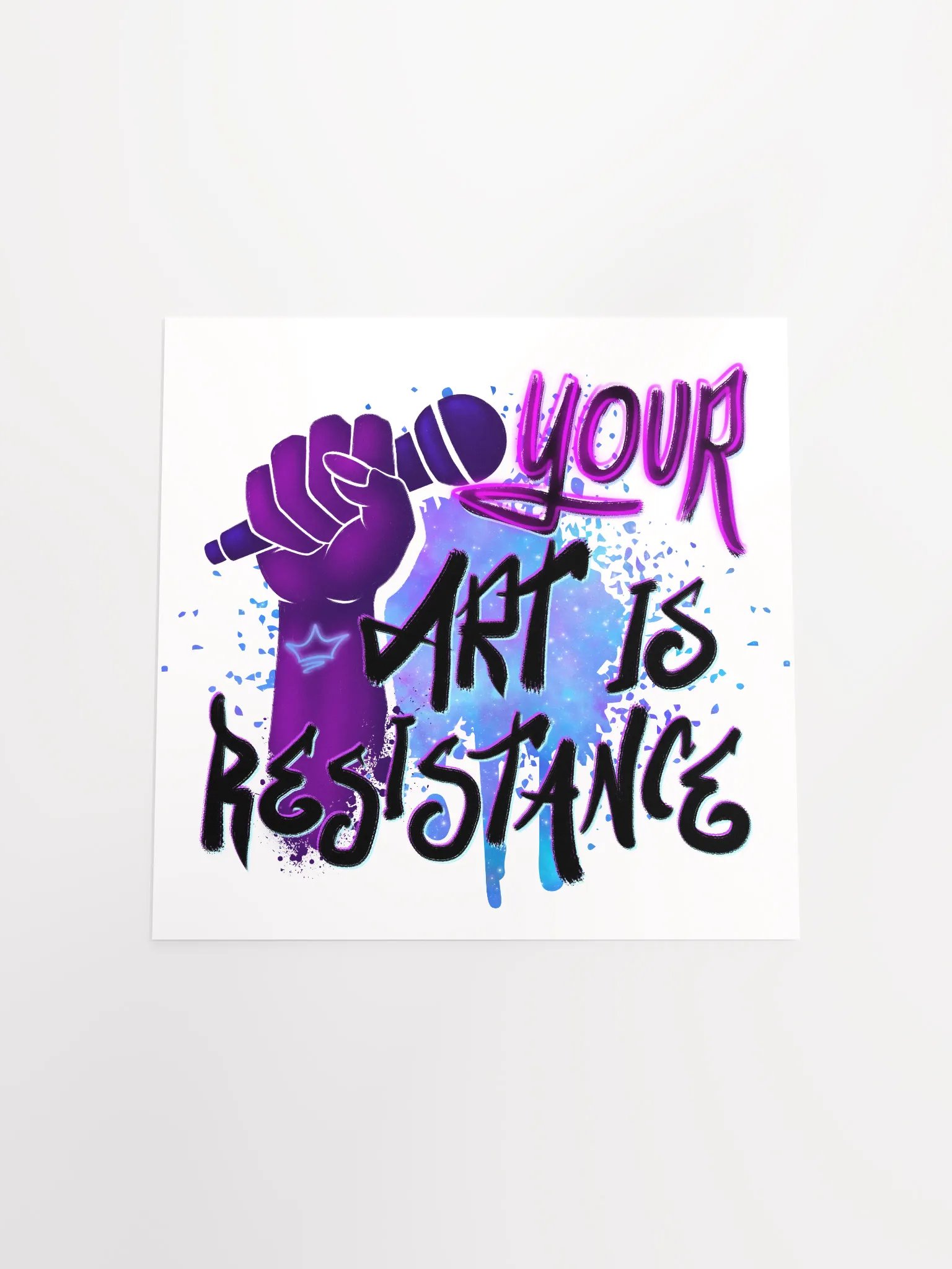 Your Art is Resistance Print product image (4)