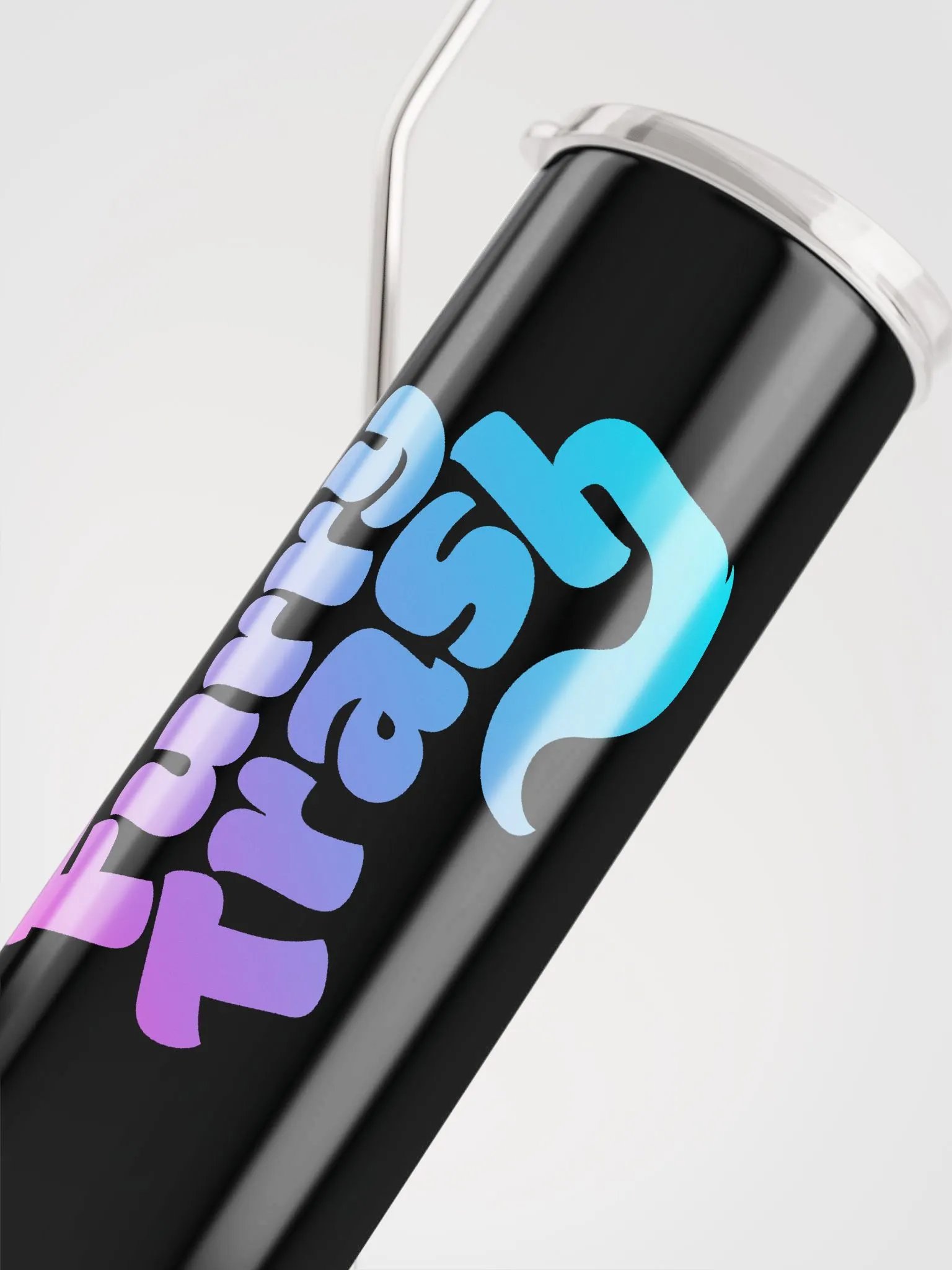 Furry Trash Tumbler – Bubble Logo (Twilight Vertical) product image (5)