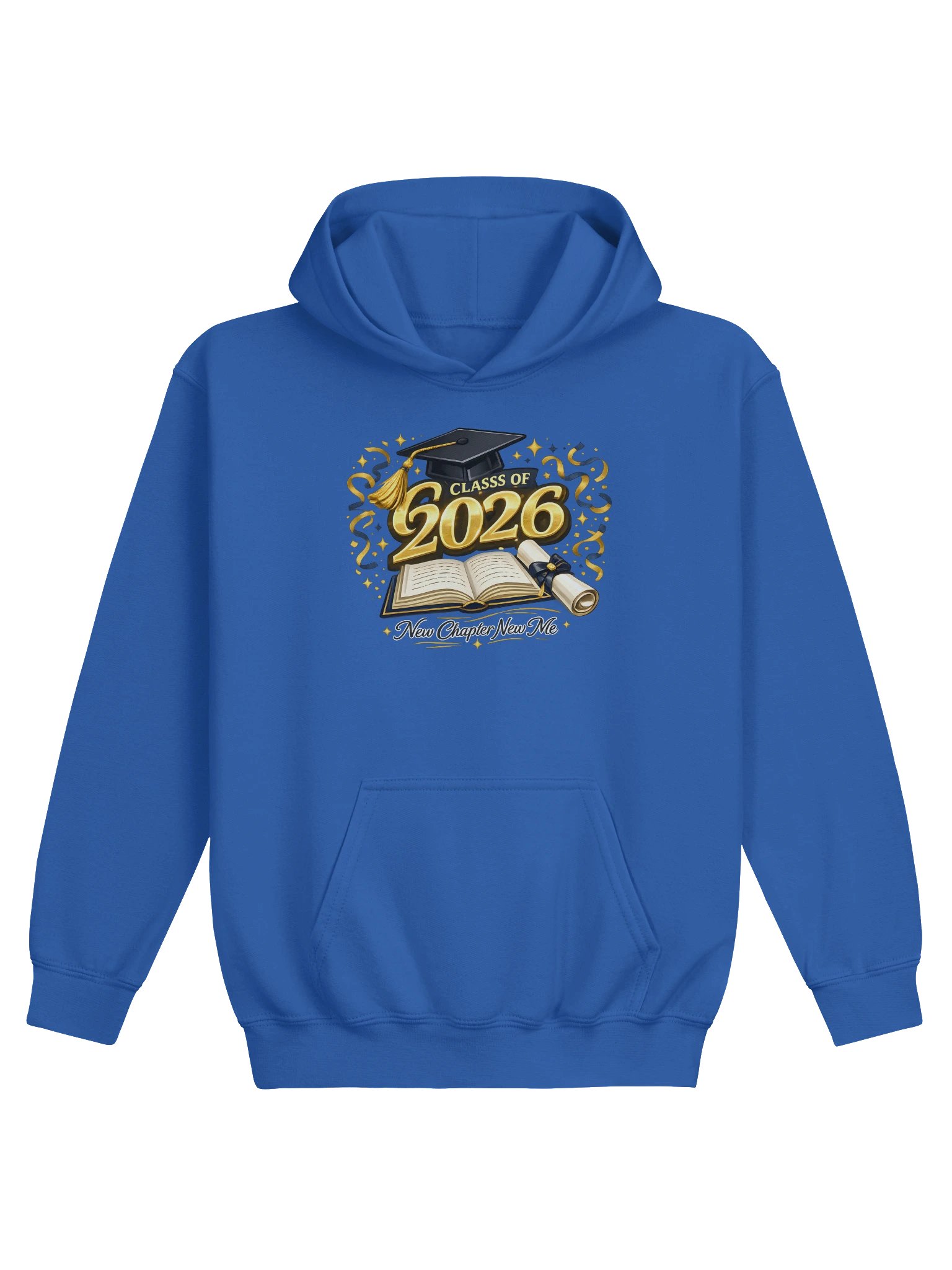 Class of 2026 New Chapter New Me Graduation Hoodie product image (1)
