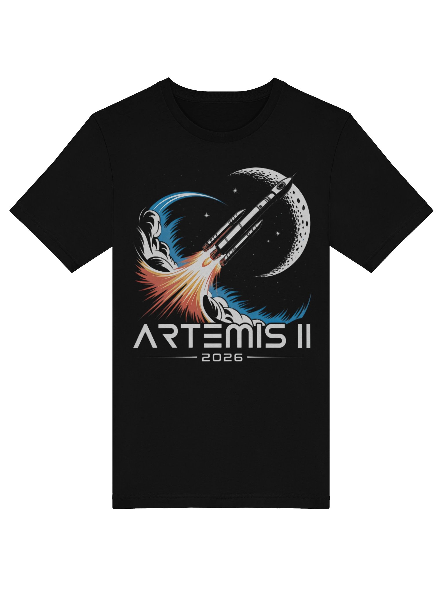 Artemis II Launch to The Moon Space Mission 2026 Supersoft T-shirt product image (40)