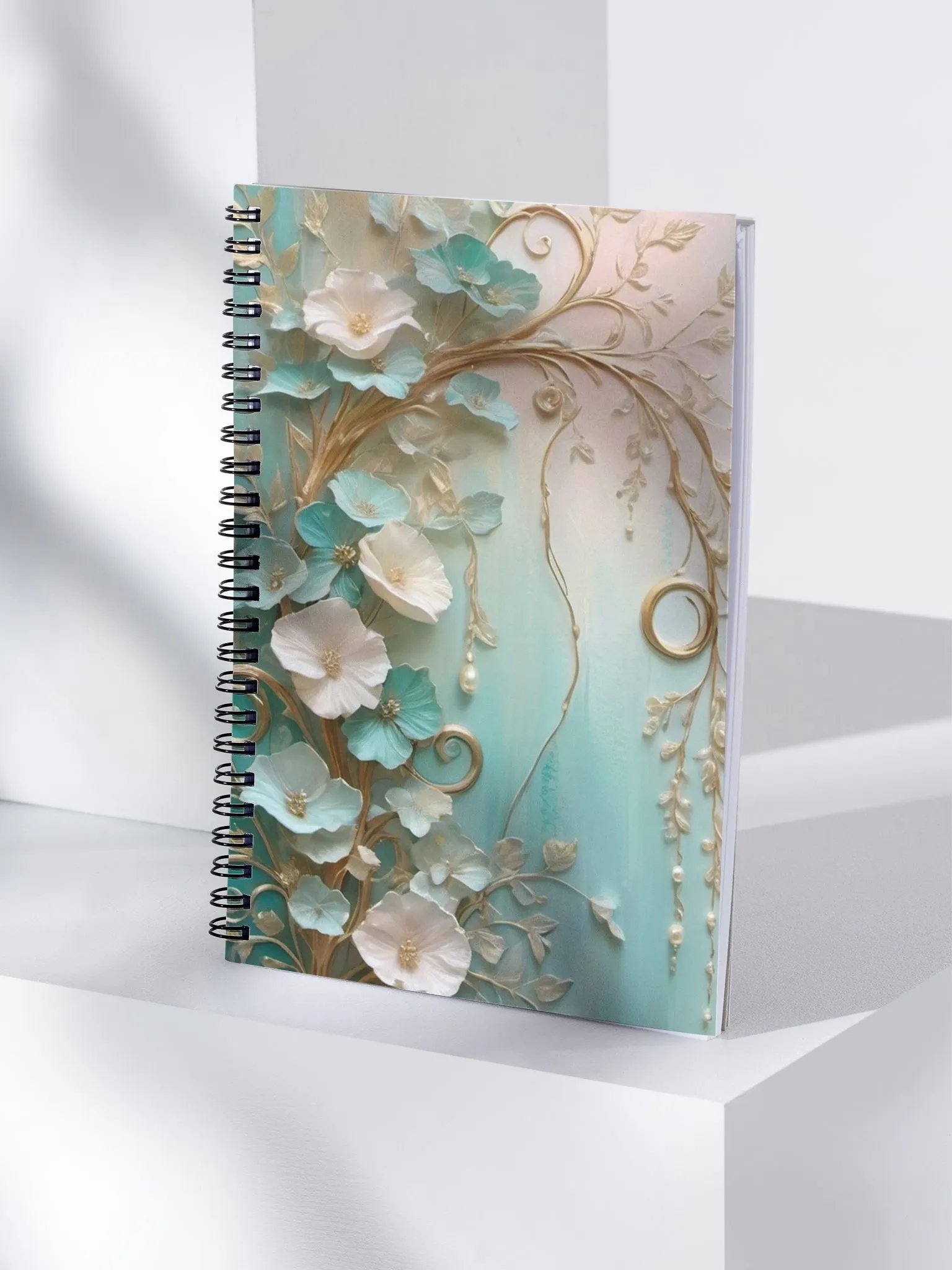 Floral Elegance Spiral Notebook product image (4)