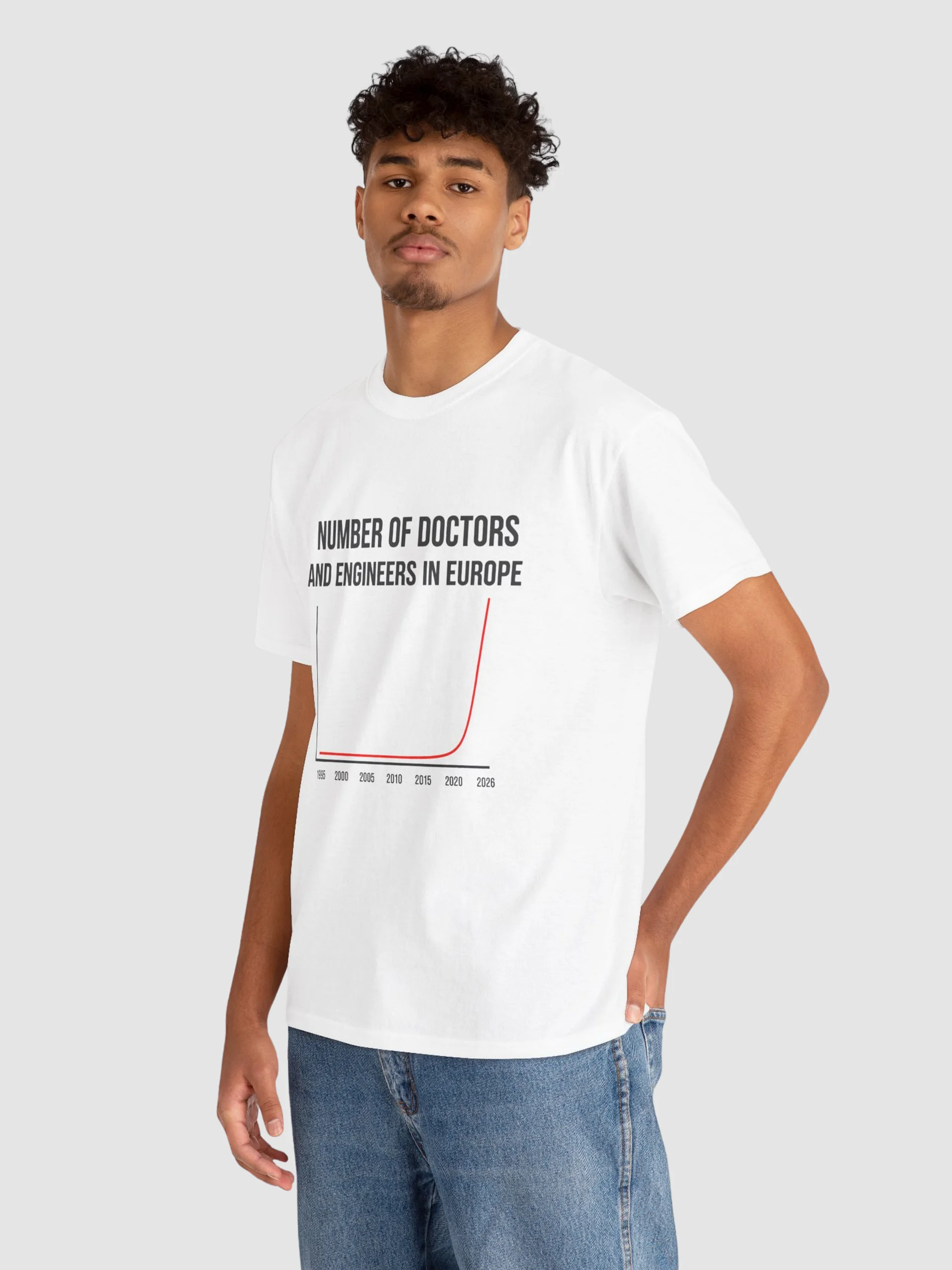 Number of Doctors and Engineers in Europe Shirt product image (103)