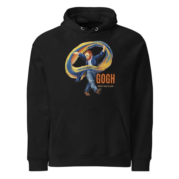 Go With The Flow Eco Raglan Hoodie product image (1)