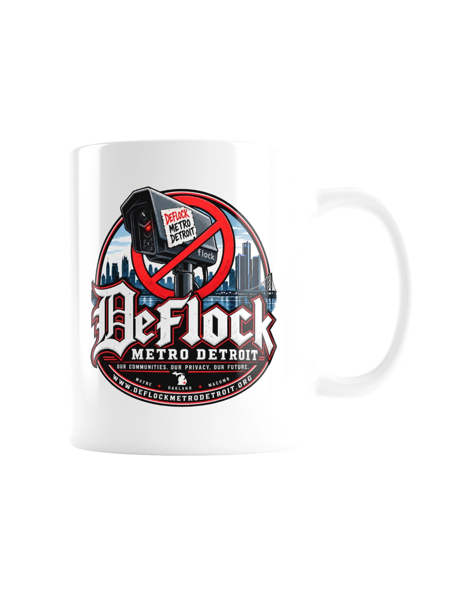 DeFlock Metro Detroit Logo Mug product image (7)