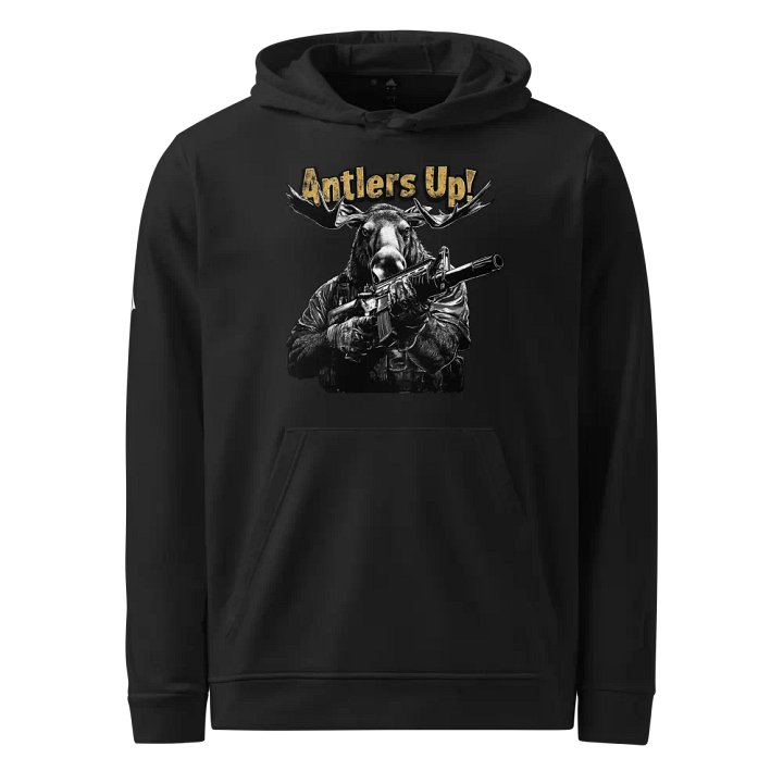 Antlers Up! Moose PMC Hoodie (A) product image (1)