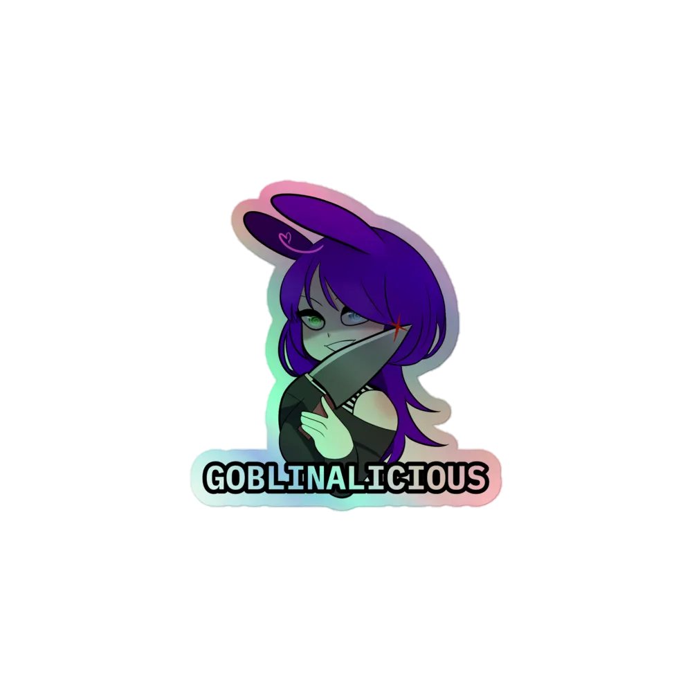 🤩 Shiny Kowai Knife Sticker (Giveaway Edition) product image (1)
