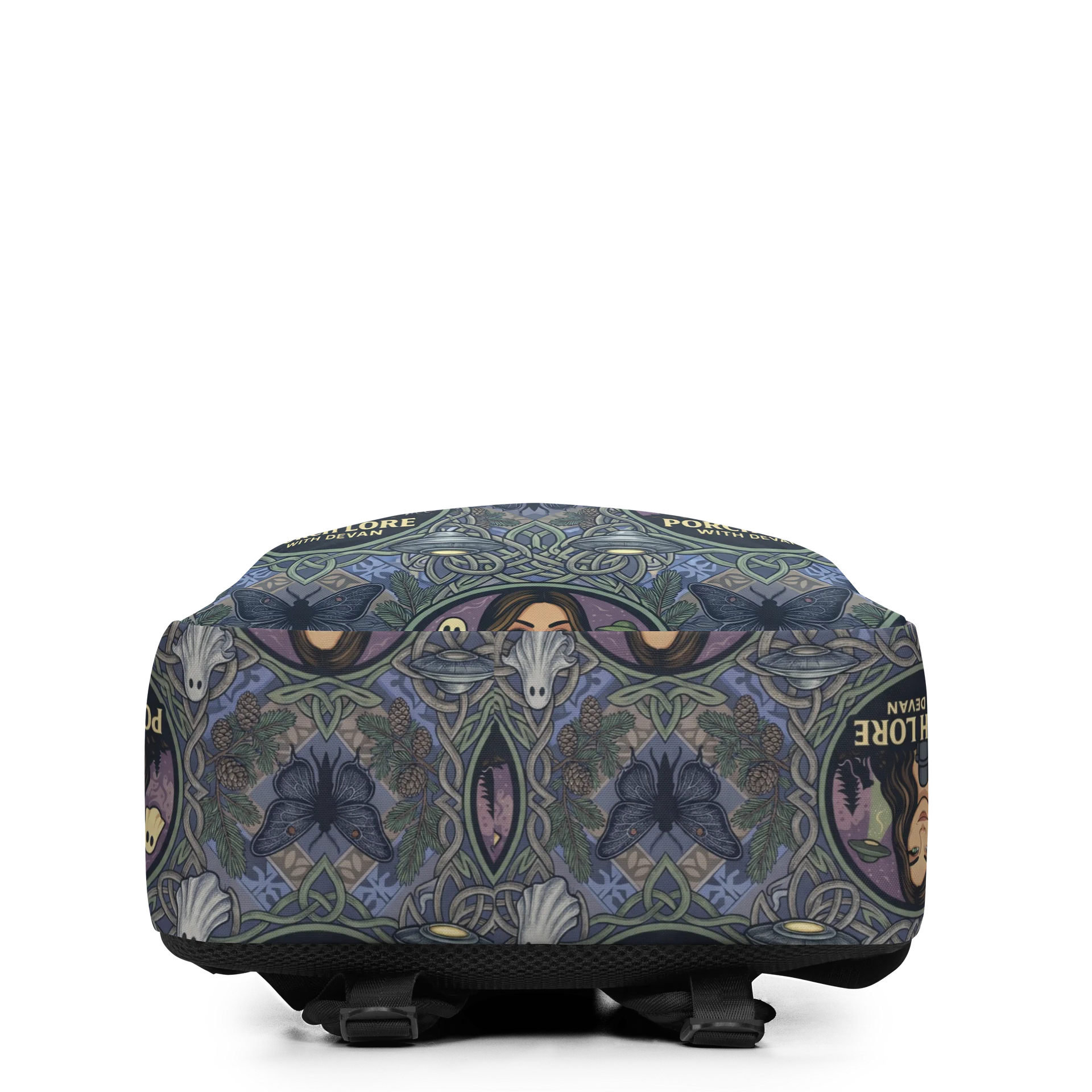PORCH LORE DEVAN PERIWINKLE MOTH MINIMALIST BACKPACK product image (6)