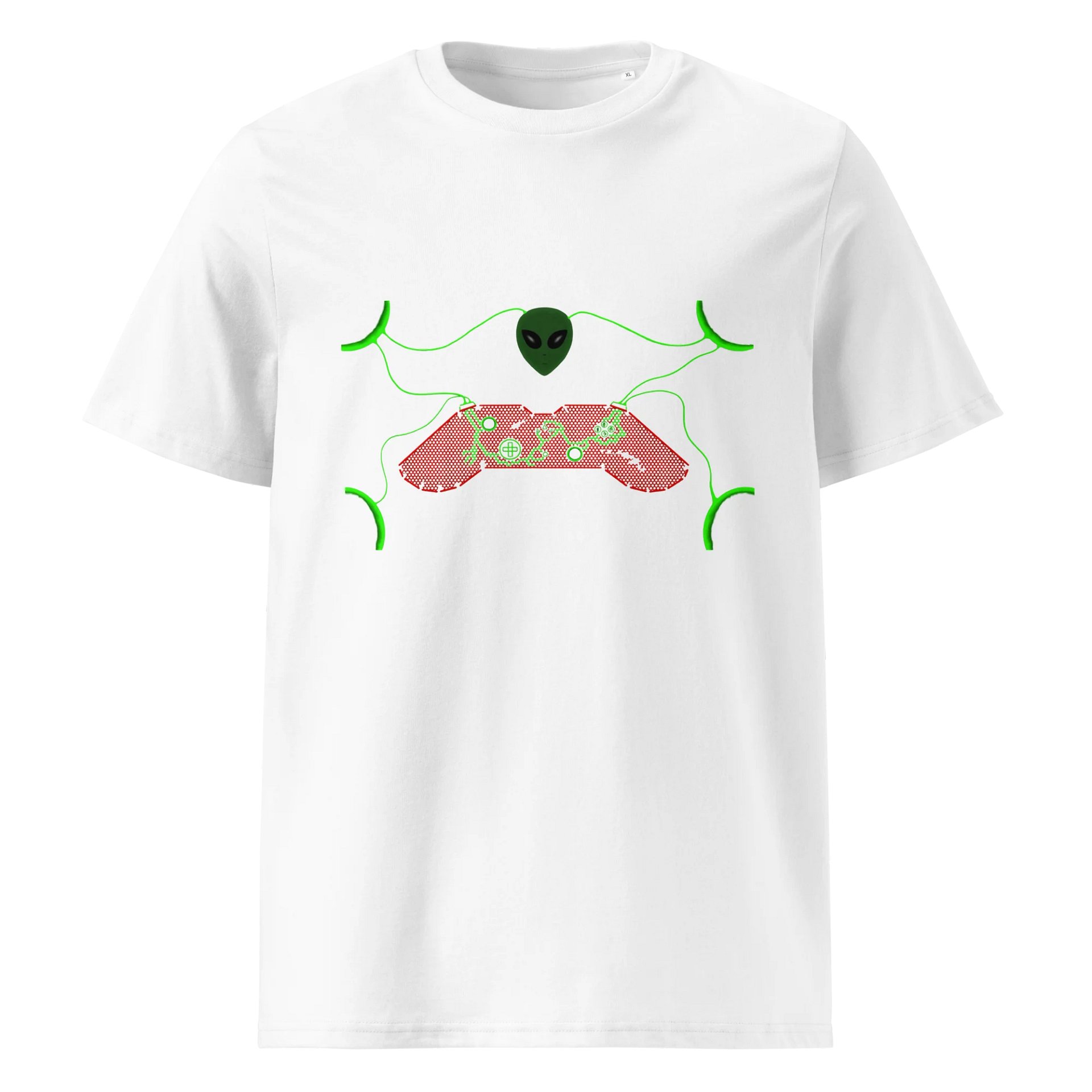 Techno-Alien Connection Organic Cotton Tee product image (1)