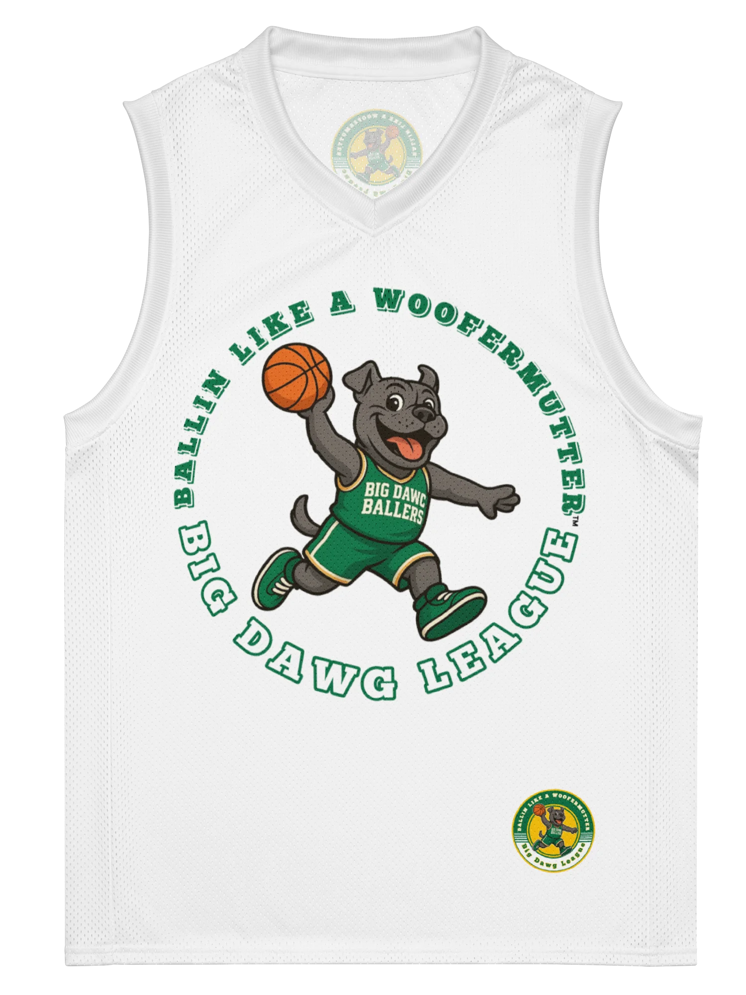 Cane Corso Ballin Like A WooferMutter™ Premium Basketball Jersey product image (4)