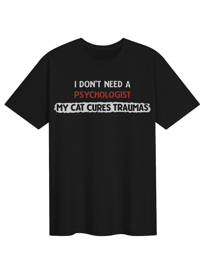 Cat Trauma Therapy T-Shirt product image (3)