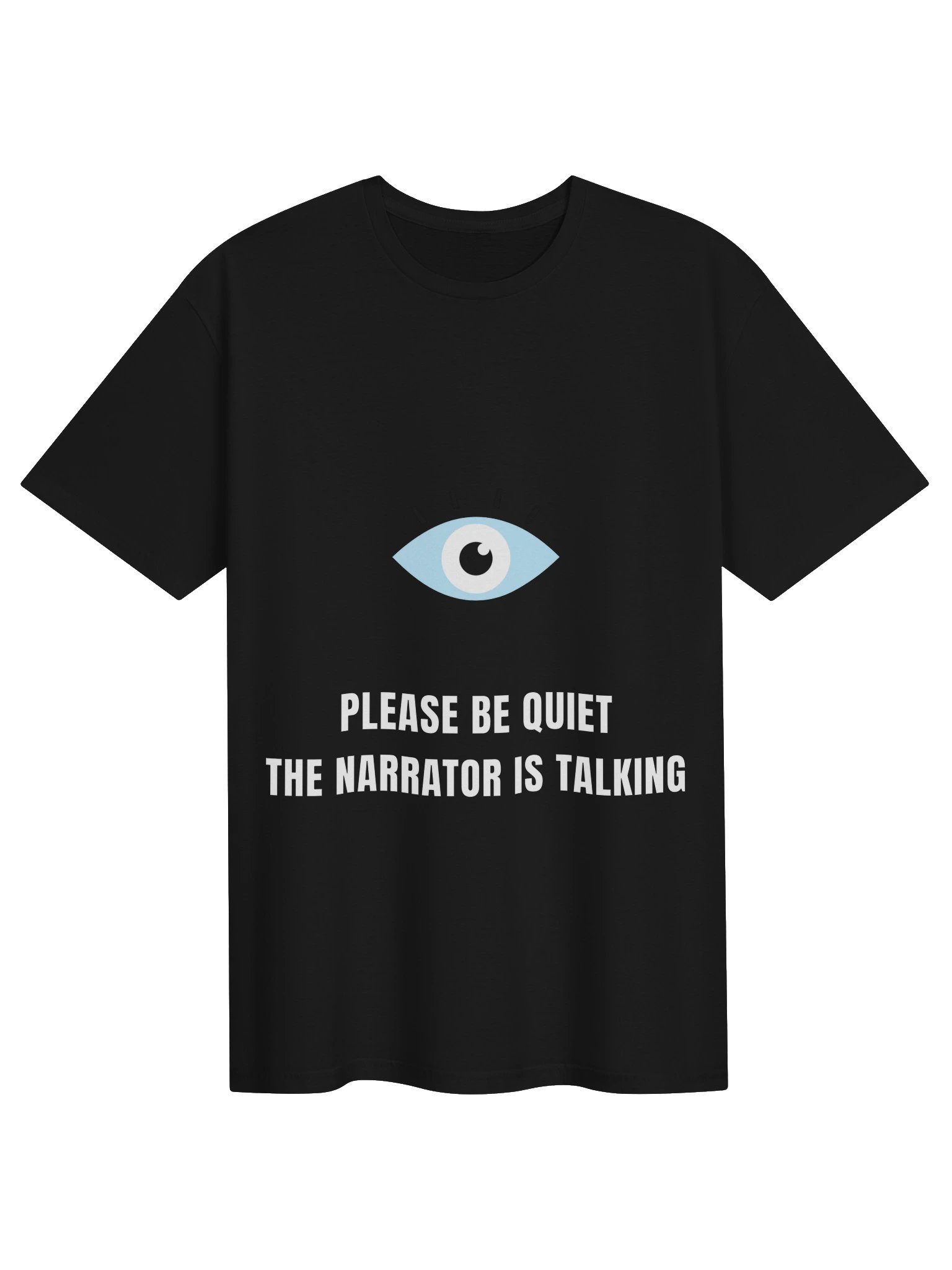 Please Be Quiet the Narrator Is Talking Shirt – True Crime Gift Tee product image (1)