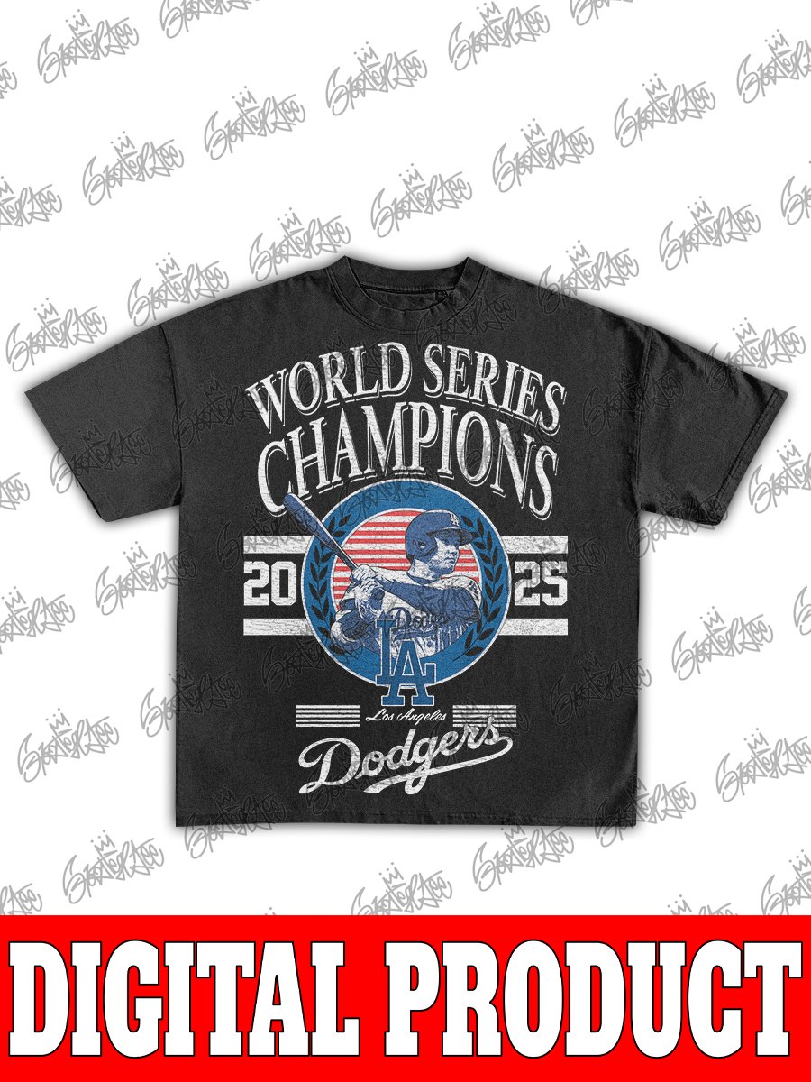 Los Angeles Dodgers 2025 World Series Player Action Graphic product image (1)