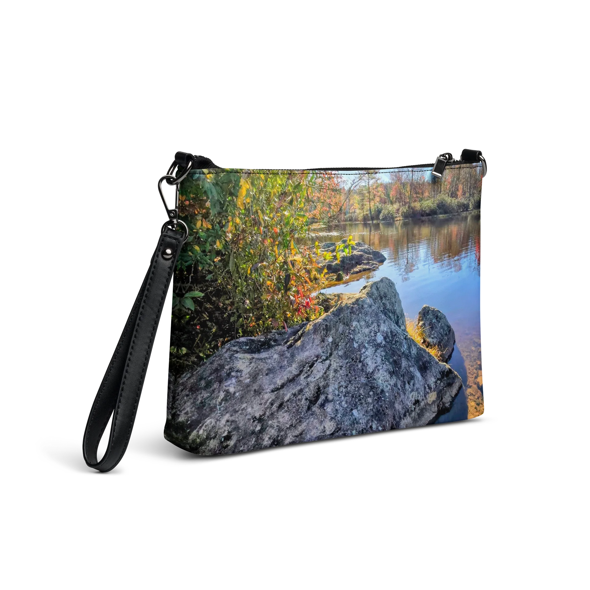 Autumn River Reflections Crossbody Bag product image (5)
