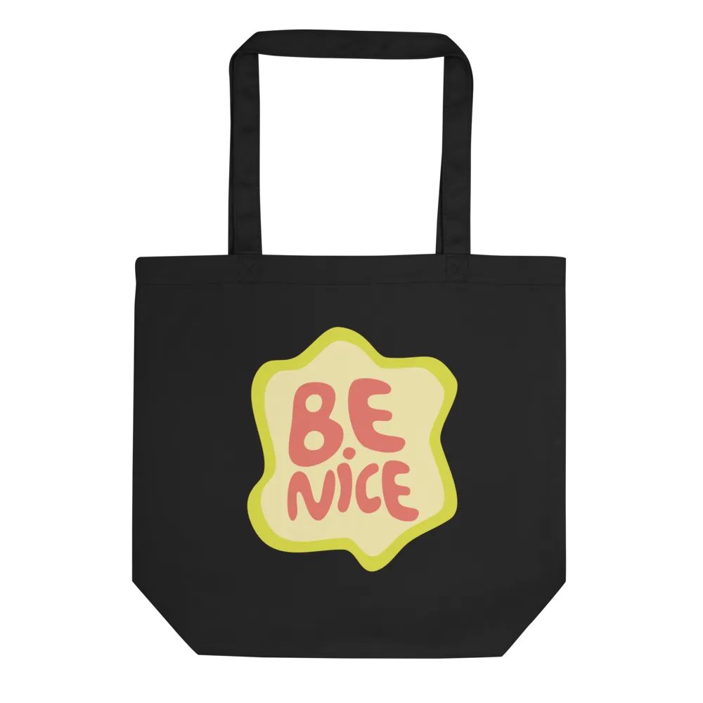 BE NICE Eco-Friendly Tote Bag product image (2)