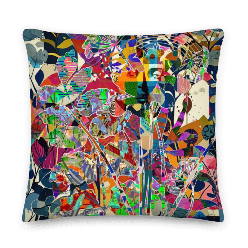 Vibrant Collage All-Over Pillow product image (1)