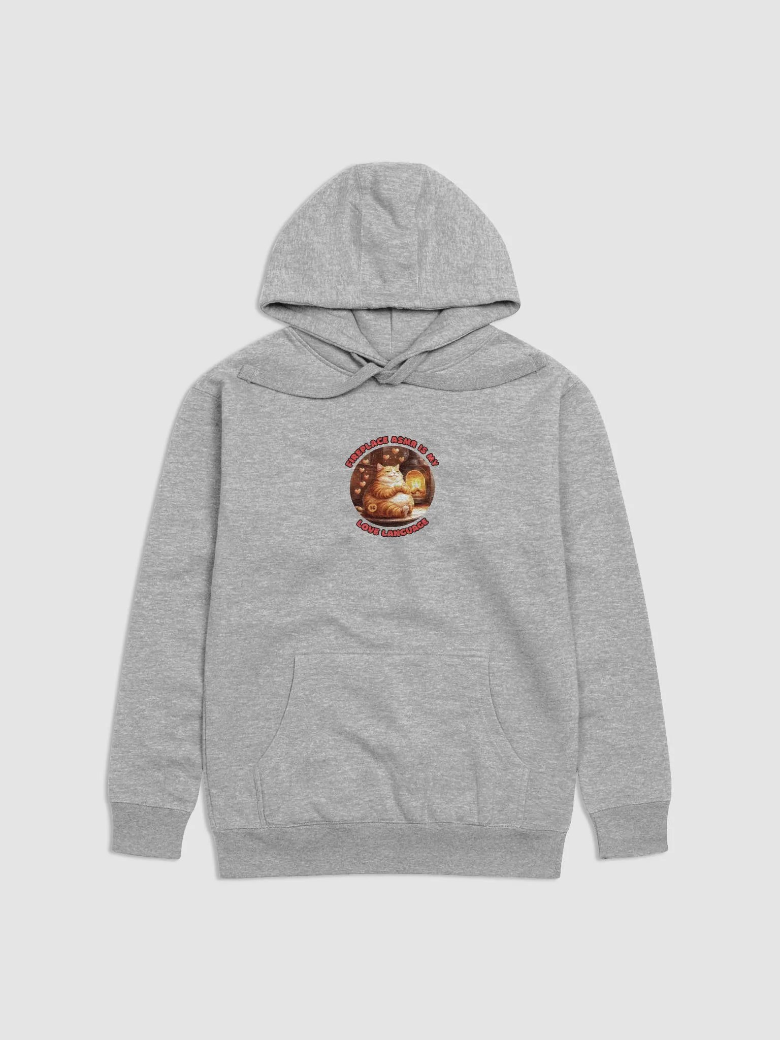 Cozy Cat - Fireplace ASMR is my Love Language | Hoodie product image (1)