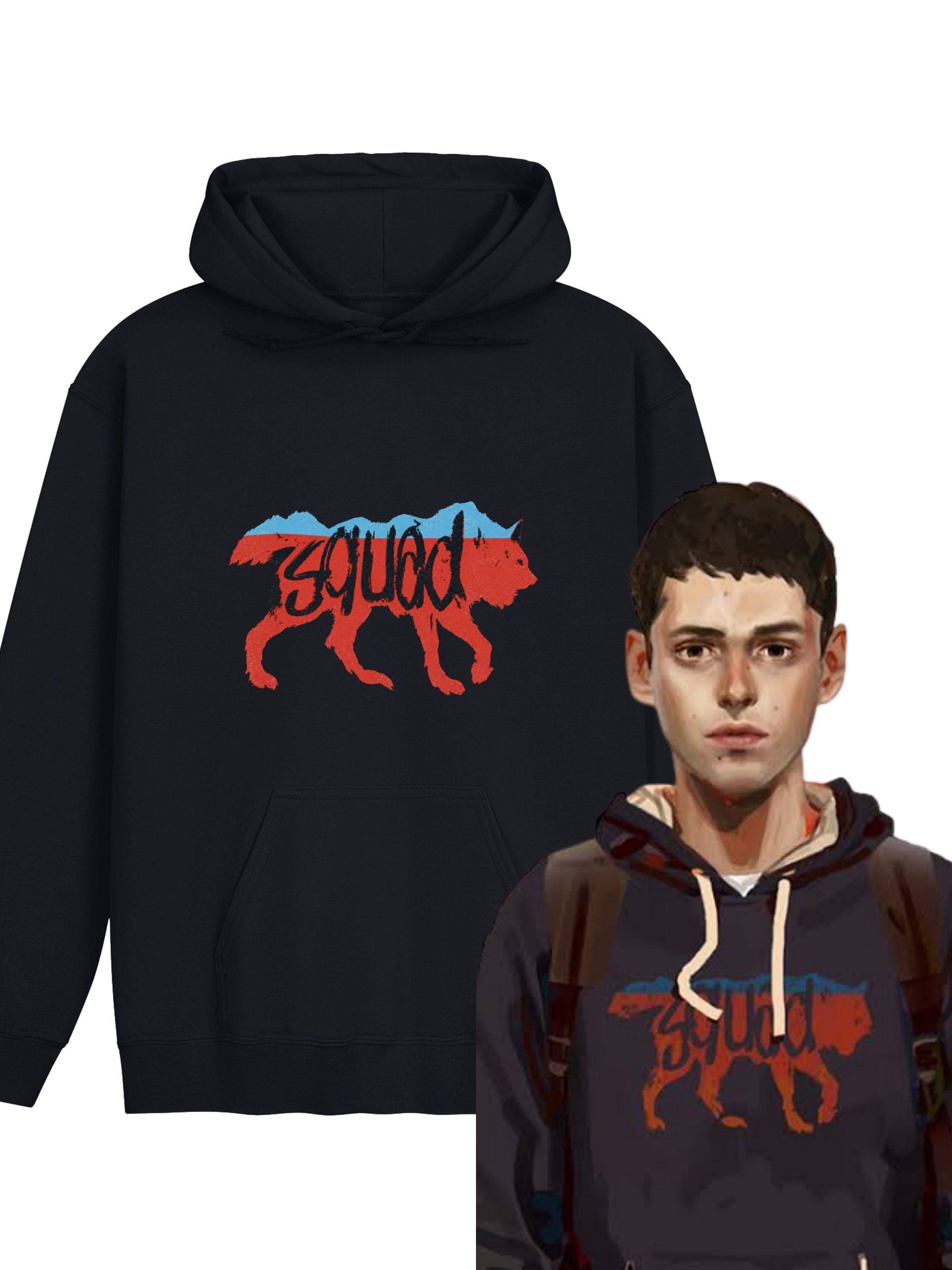 Life is Strange 2 Sean Diaz Wolf Squad Unisex Hoodie product image (1)