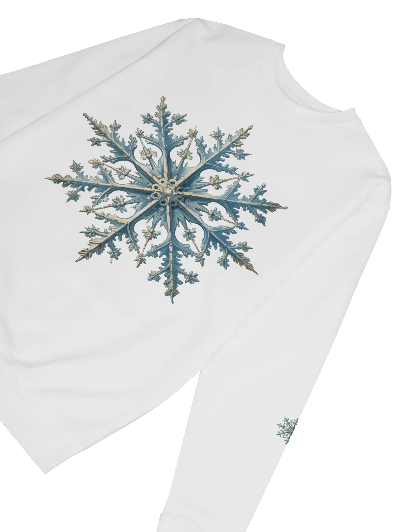 Blue Snowflake Sweatshirt product image (6)