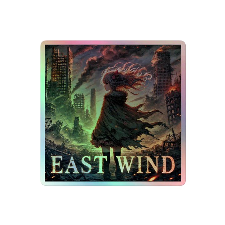 EAST WIND Holographic Sticker Sheet product image (2)