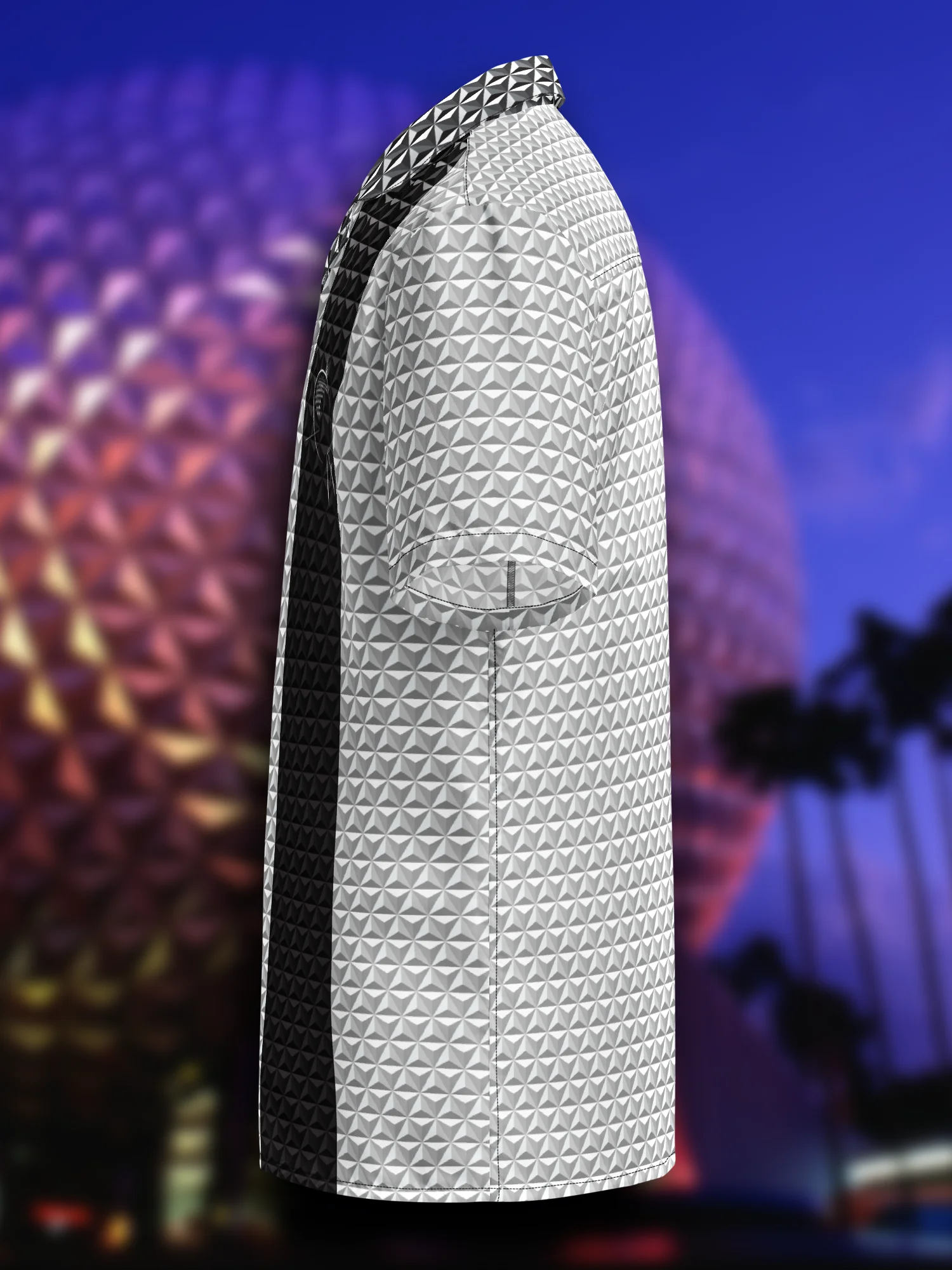 Geodesic Monochrome Atomic Retro Shirt product image (2)