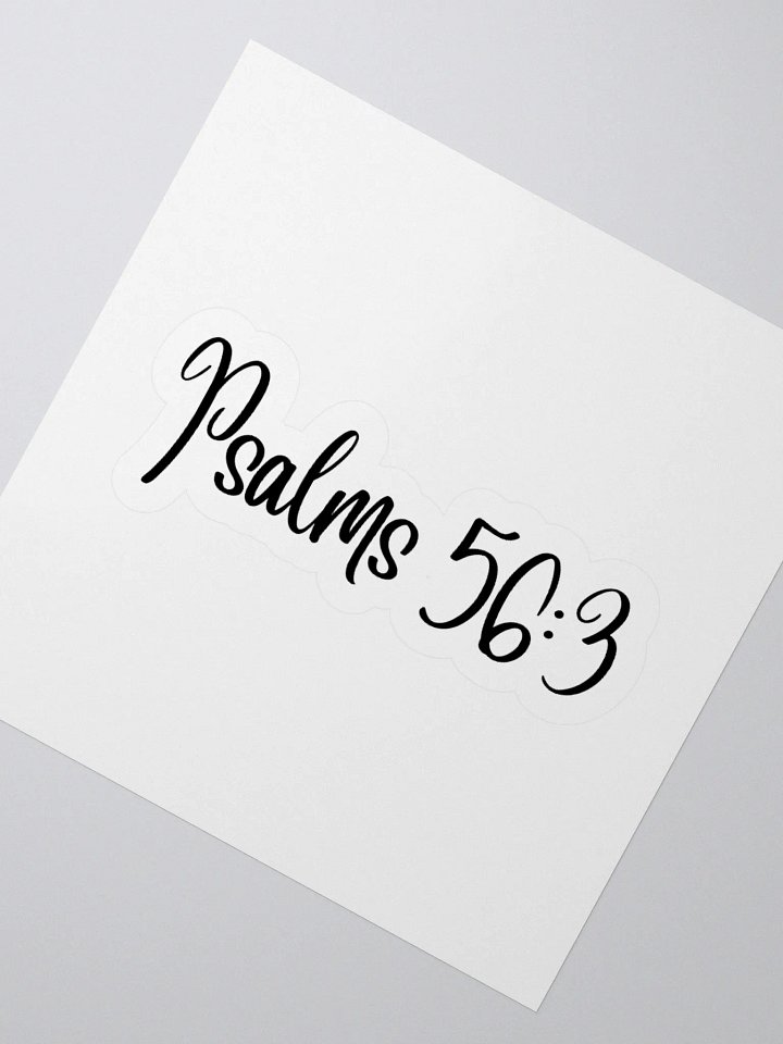 Psalm 56:3 Sticker product image (2)