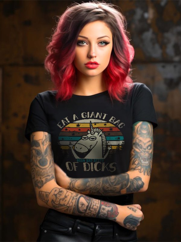 Rude Unicorn Vibes womens Tee product image (1)