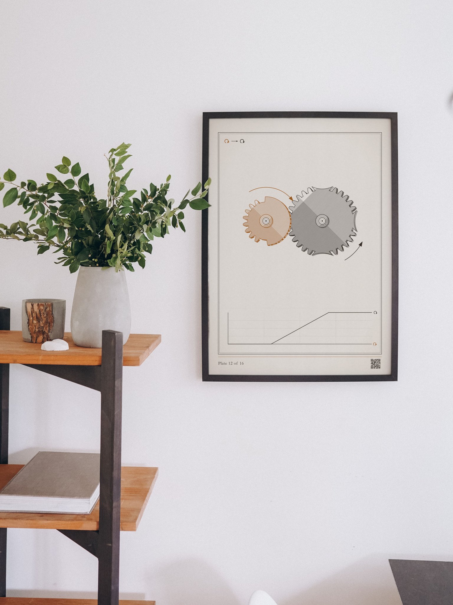 Intermittent gear print, 12 x 16 in · MOTION 12 product image (5)