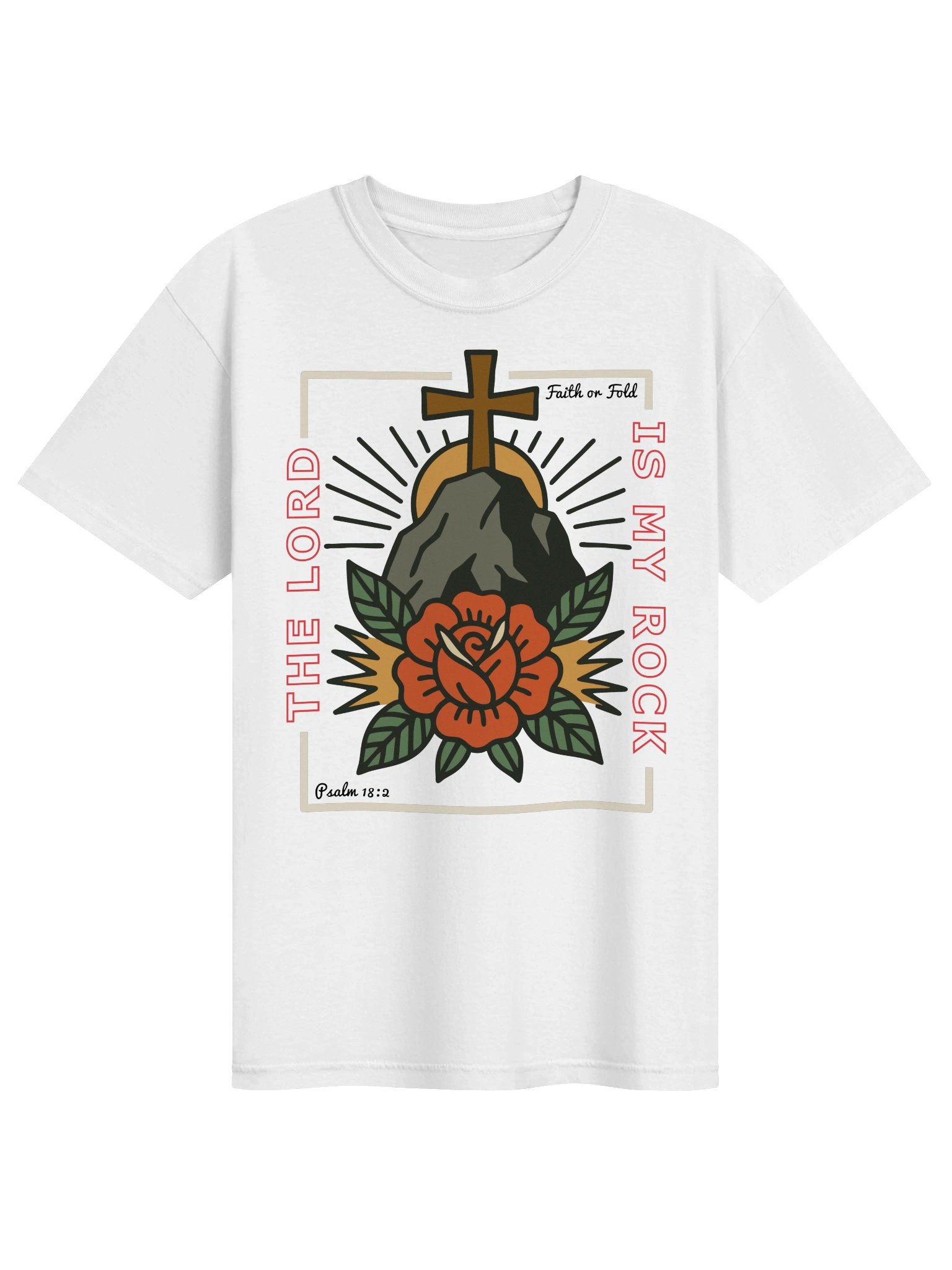 The Lord is my Rock Shirt product image (1)