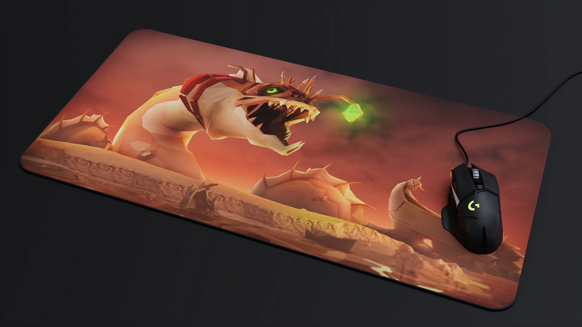 The Leviathan | Large 3D Desk Mat product image (2)
