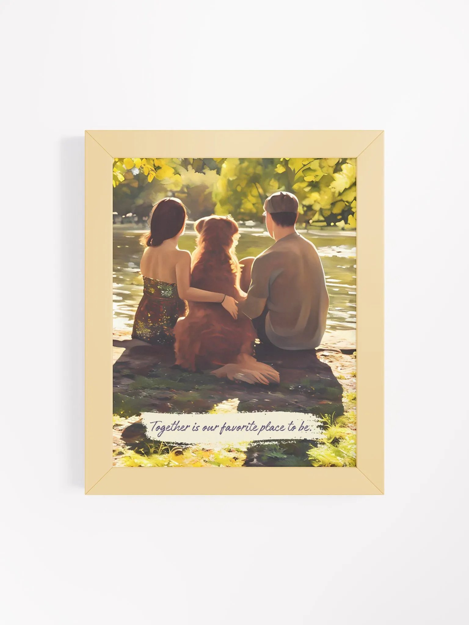 YOUR VALENTINE! / FRAMED HIGH-QUALITY MATTE POSTER / DIGITAL ART / ALL SIZES product image (5)