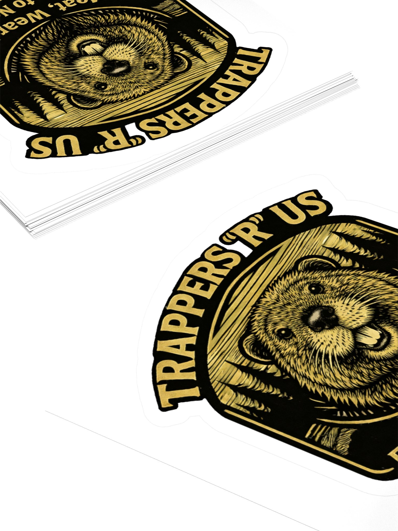 TRUS Eat Meat Beaver Sticker product image (8)