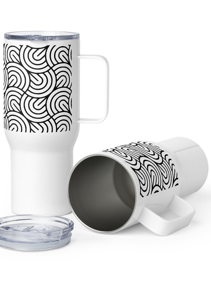 Monochrome Maze 25oz Travel Mug product image (2)