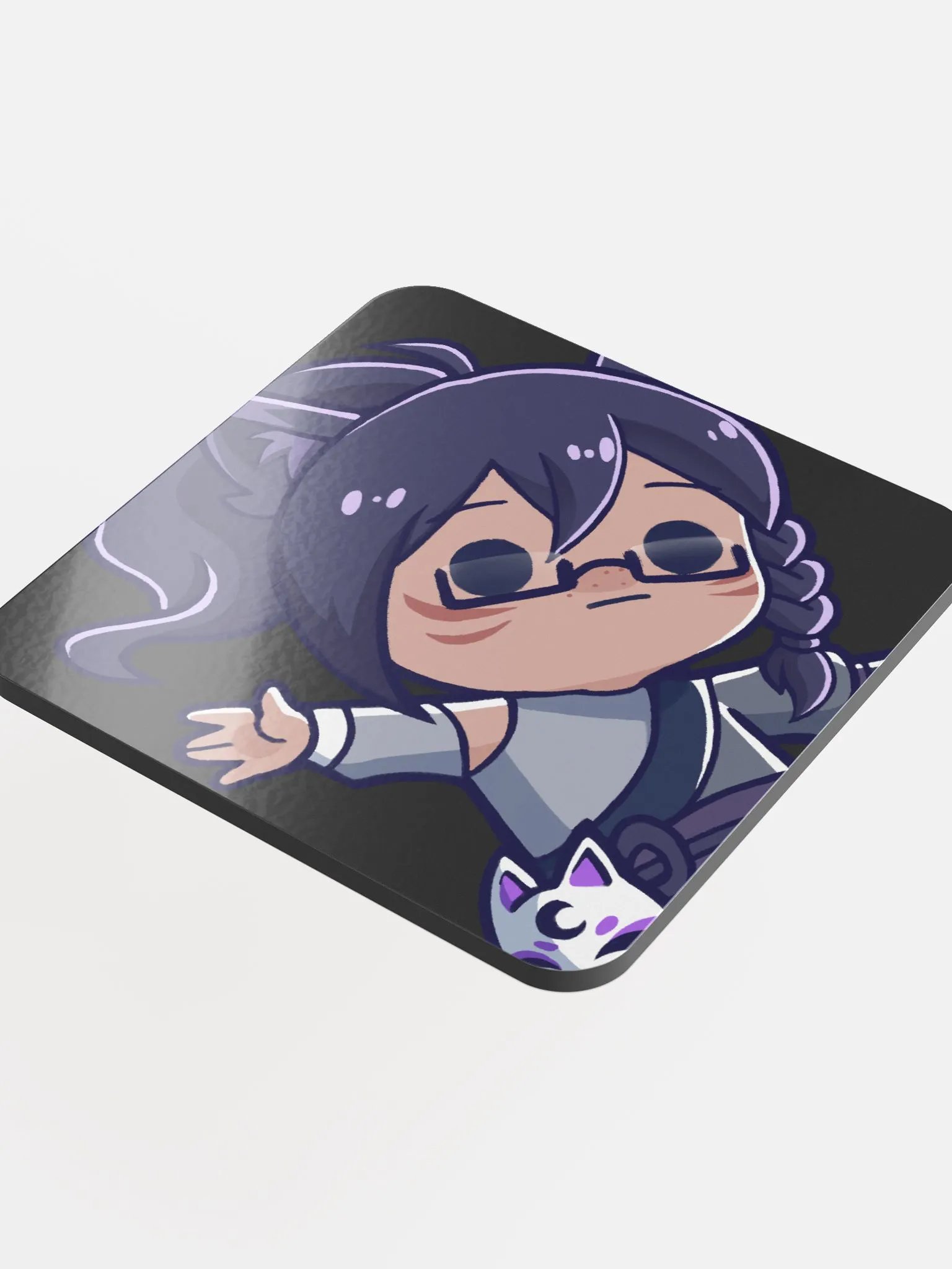 Glossed Cork Coaster | Ded product image (4)