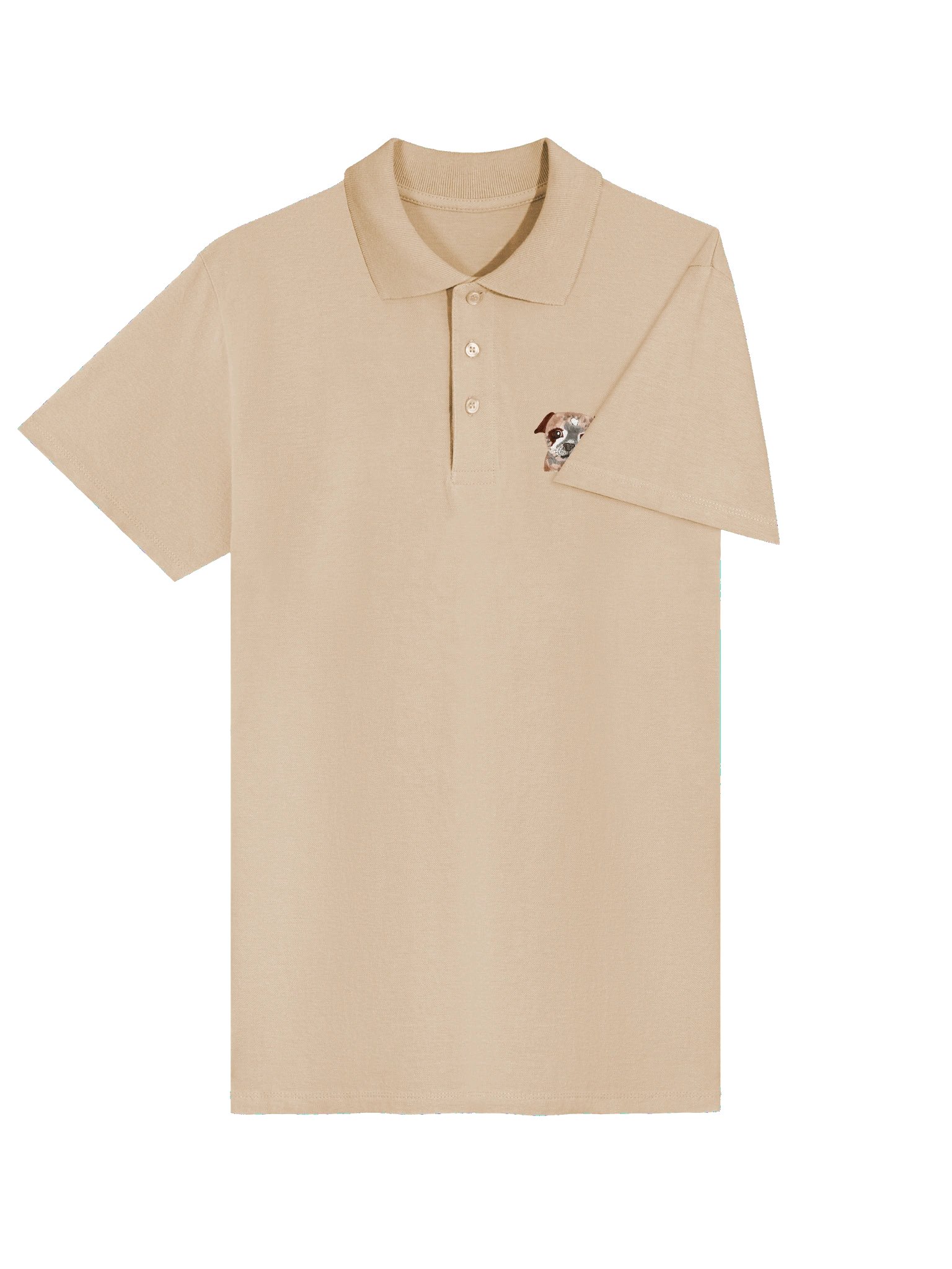 Pug Watercolour Premium Polo Shirt product image (4)