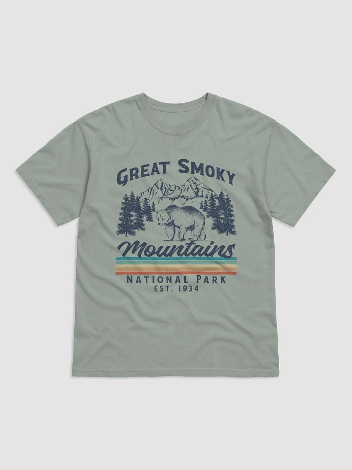 Black Bear in Great Smoky Mountains National Park Tee | Retro-Style Western T-Shirt for Travel and Road Trips product image (2)