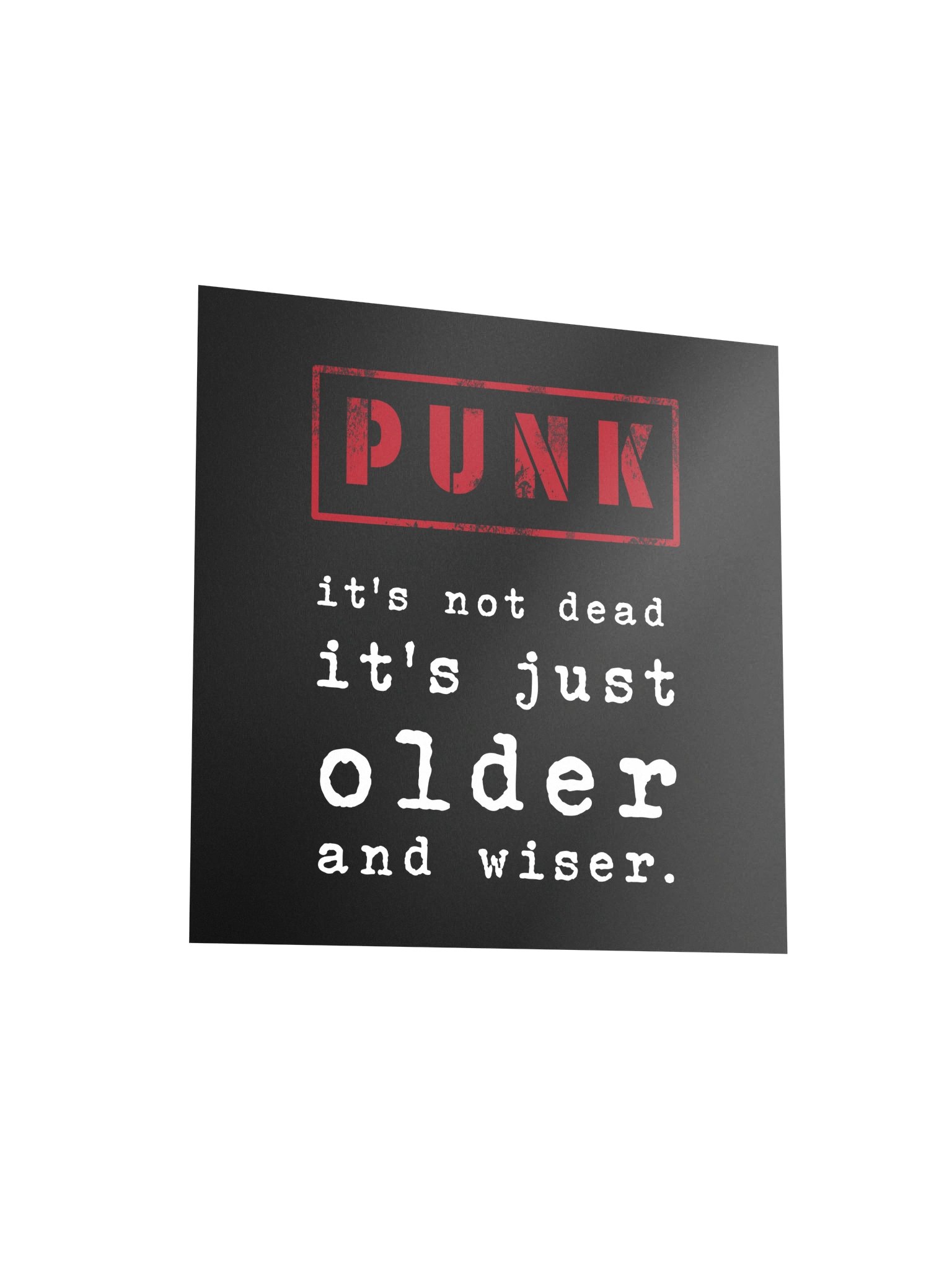 PUNK: Older and Wiser Poster product image (12)