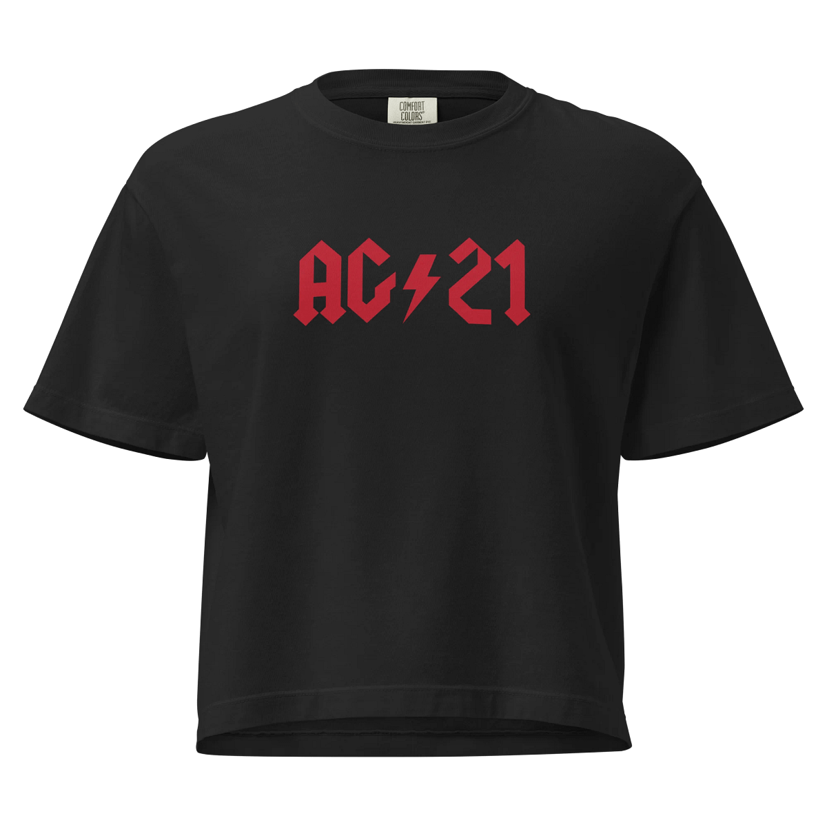 Women's Band Tee - Red | AG21