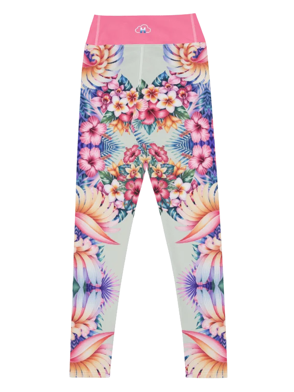 Hawaiian flora-yoga leggings product image (7)