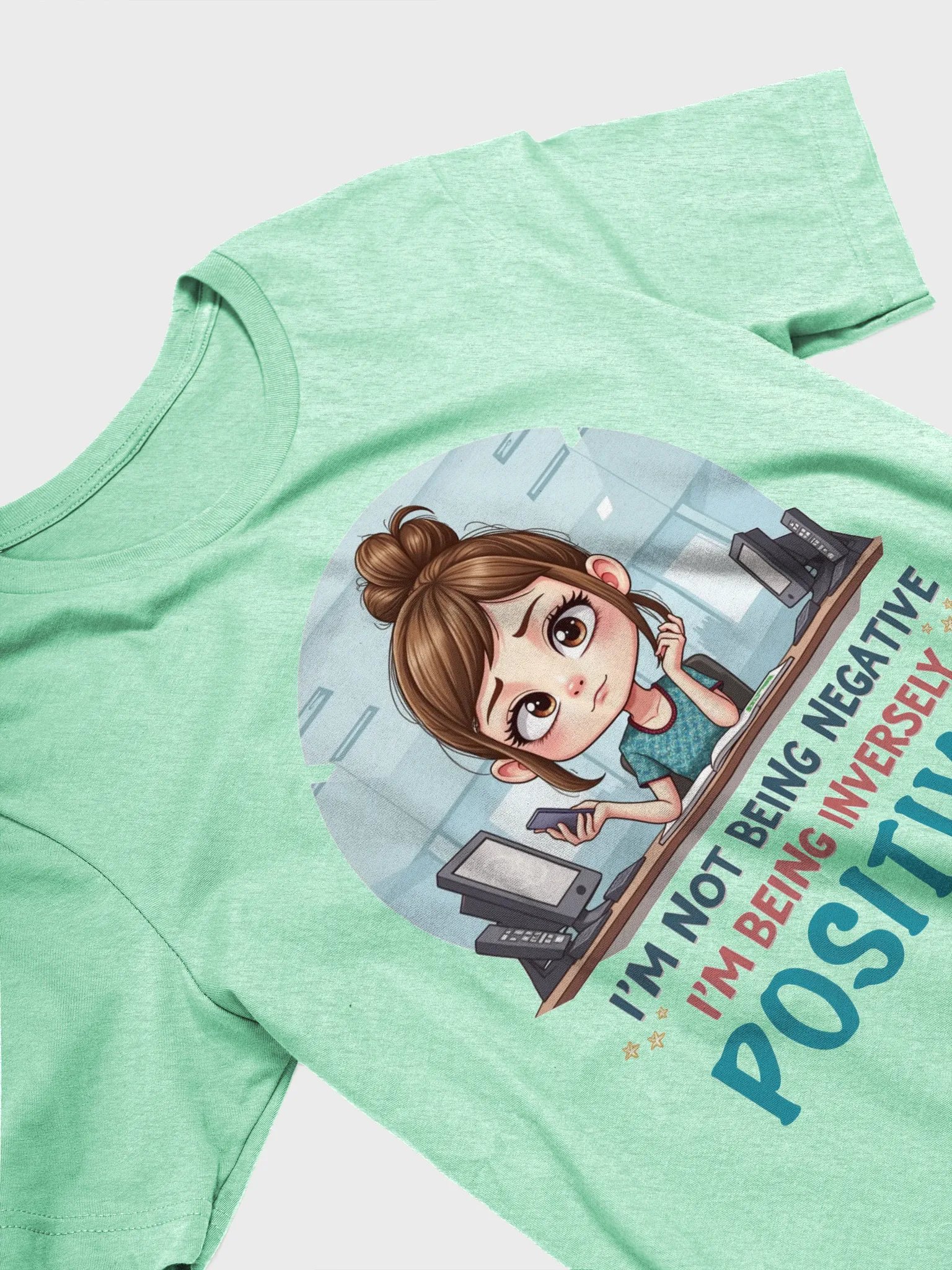 Inverse Positivity Cartoon T-Shirt product image (26)