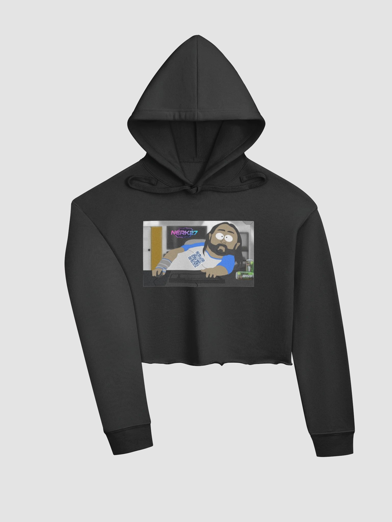 Nerk27 Animated Character Crop Hoodie product image (3)