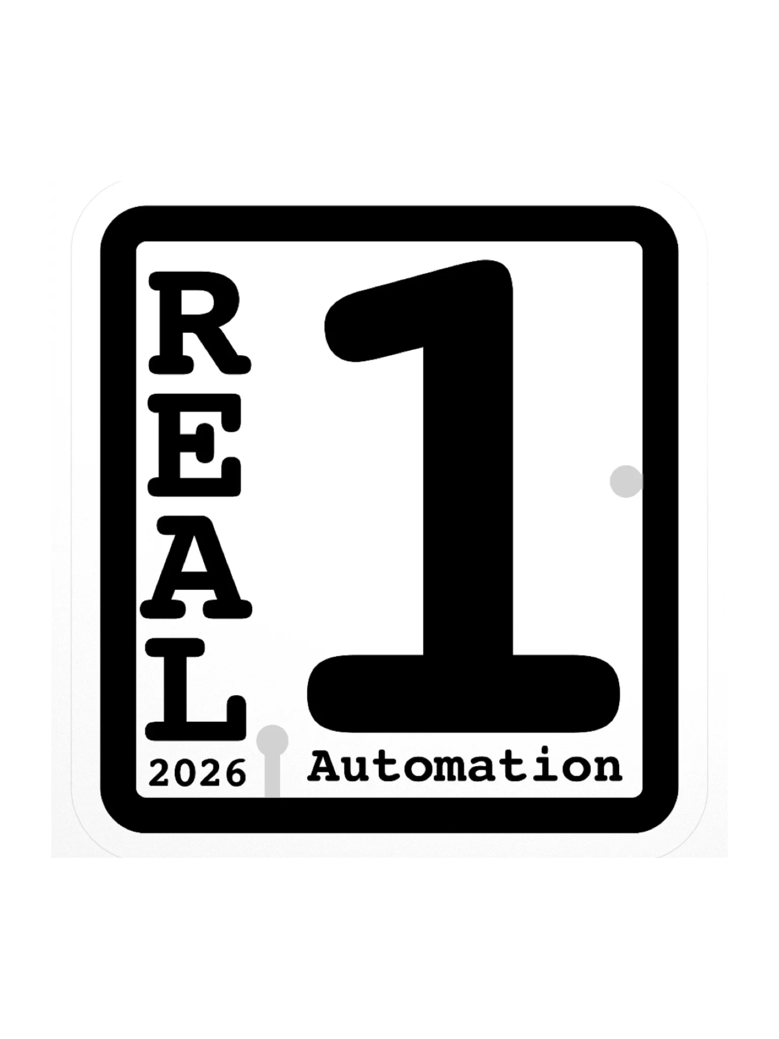 REAL 1 Sticker product image (1)