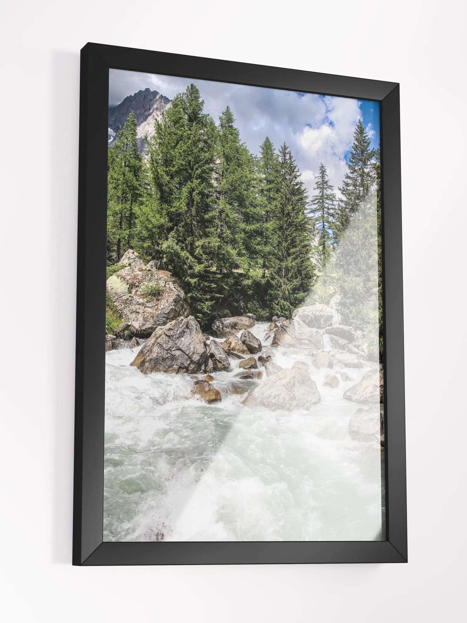 Print Fine Art - Rushing Waters at Lavachey – Mont Blanc, France product image (5)