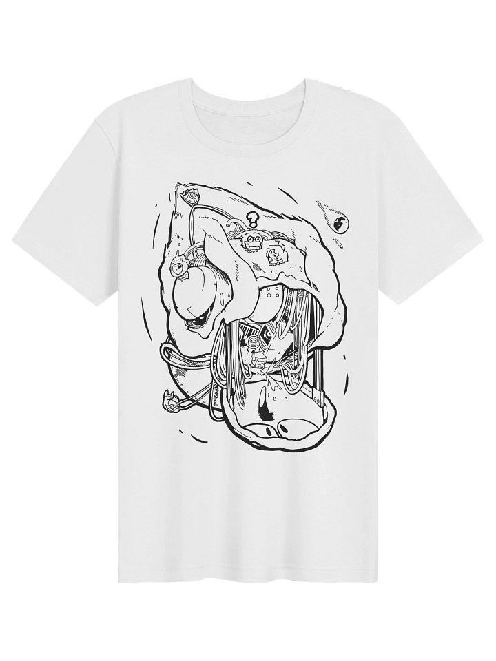 Crashing DeeDee Tee (White/Heather) product image (1)