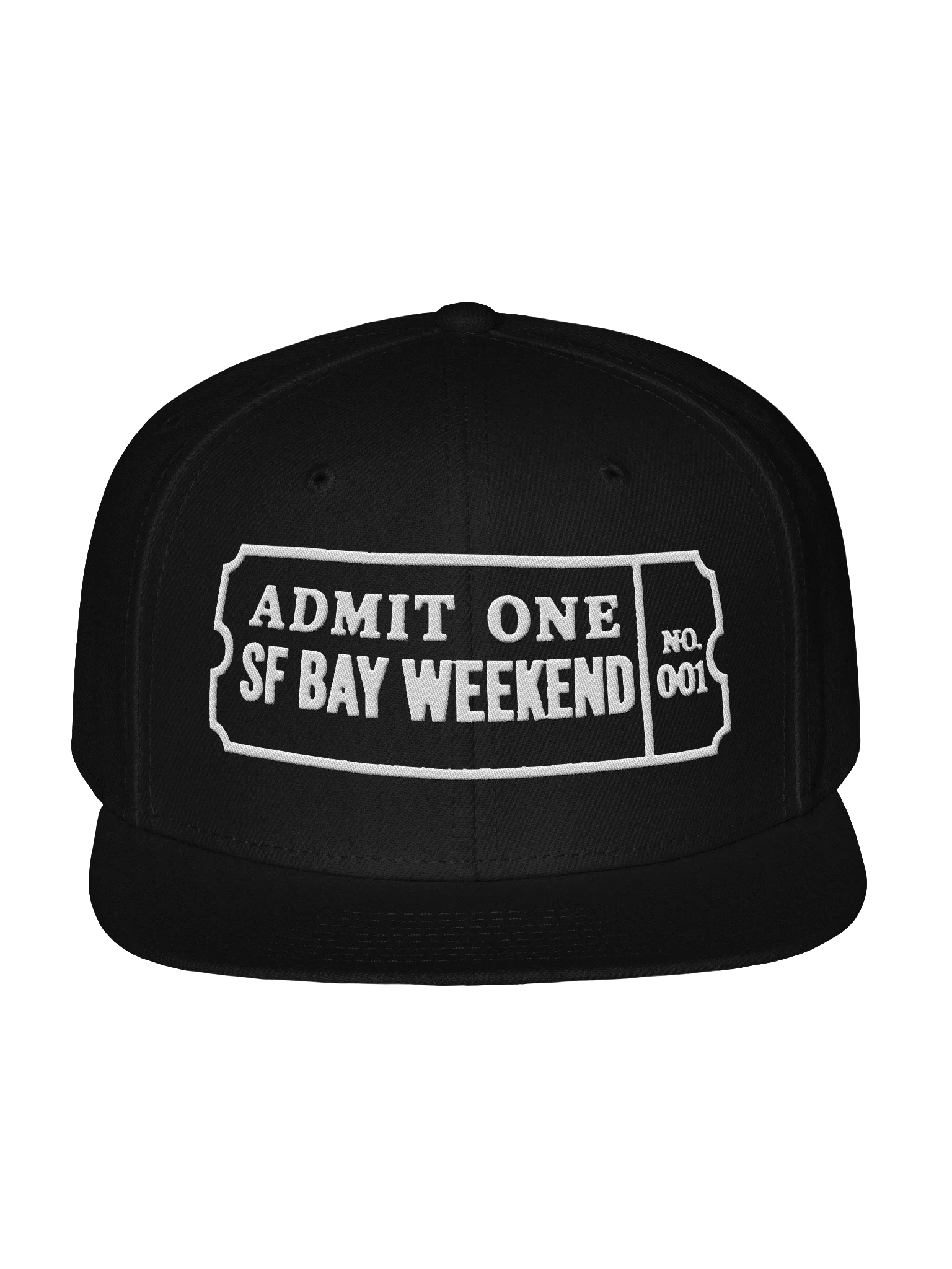 SF Bay Weekend Originals — Admit One No. 001 Snapback Cap