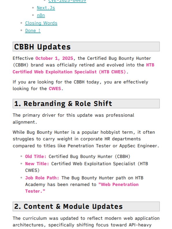 HackTheBox Certified Web Exploitation Specialist (HTB CWES) Study Notes & Guide (Unofficial) product image (2)